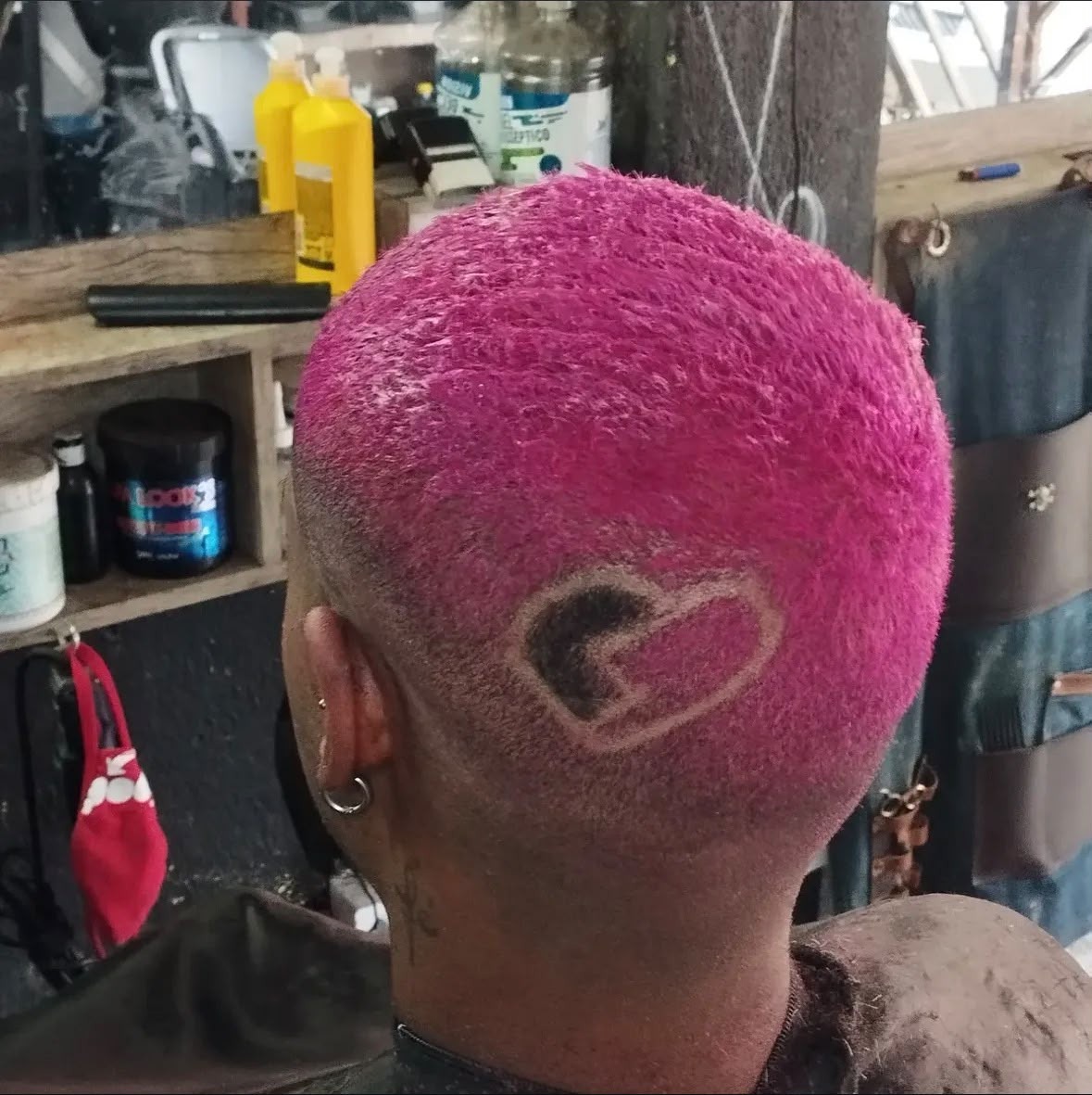 Coloração rosa