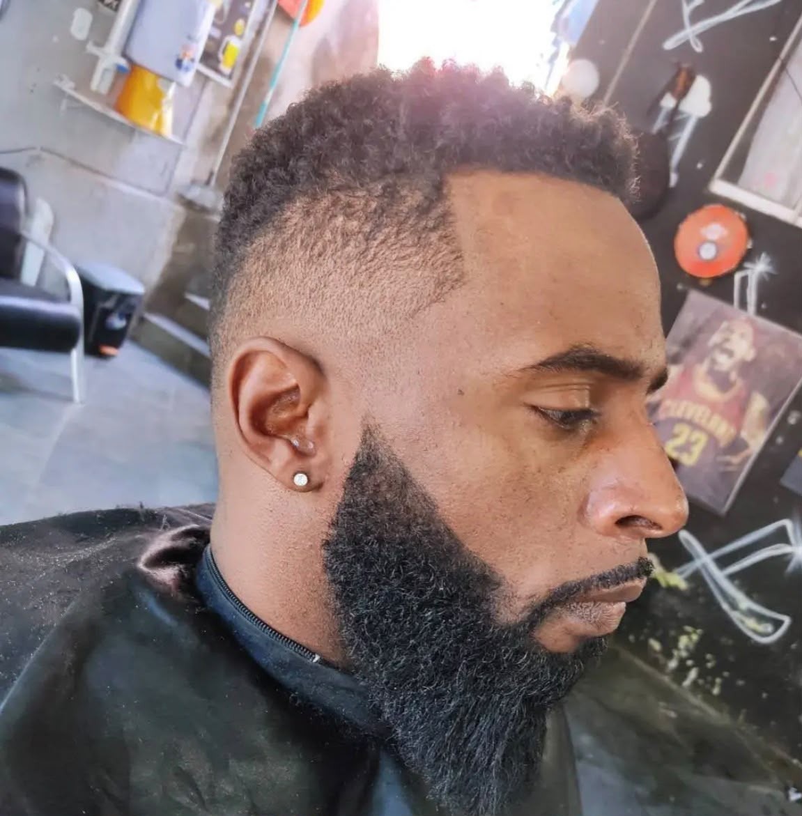 Degradê com barba