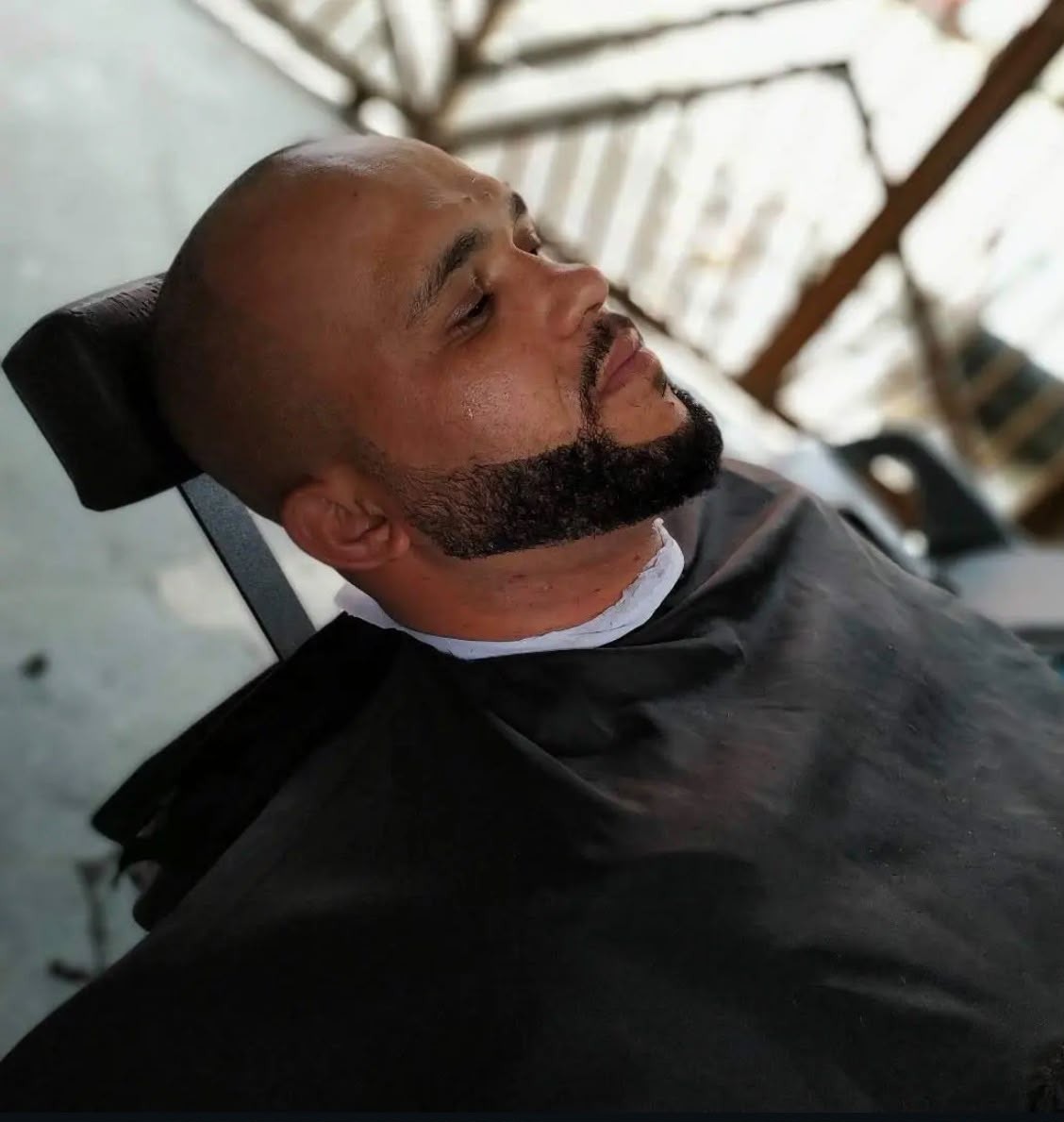 Barba alinhada